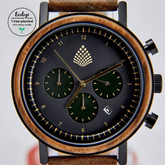 The Cedar – Chronograph Wood Watch for Men