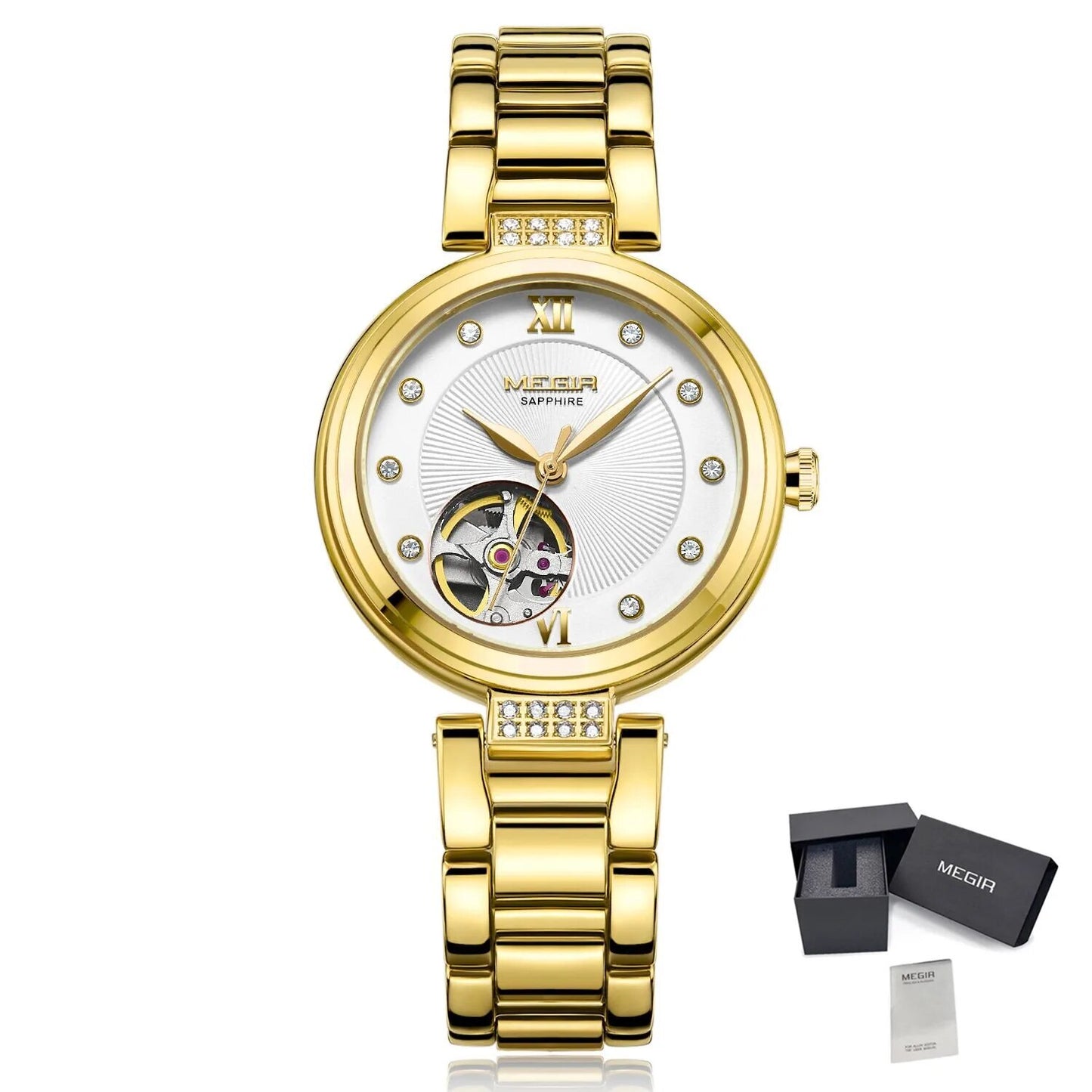 MEGIR RF-62060 Open-Heart Automatic Ladies’ Watch
