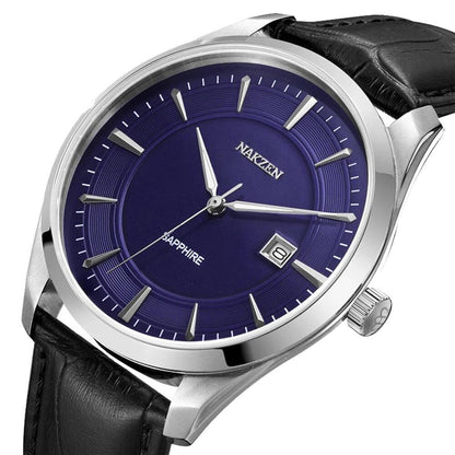 NAKZEN RF-1002 Leather Dress Watch