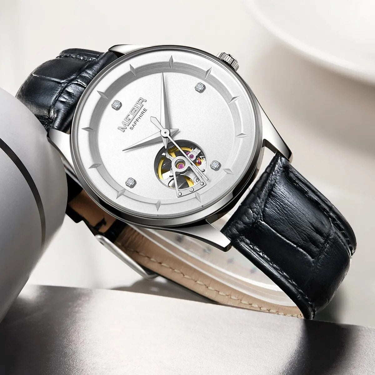 MEGIR RF-62059 Open-Heart Automatic Men’s Watch