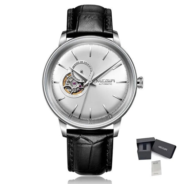 MEGIR RF-62057 Open Heart Automatic Dress Watch