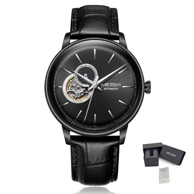 MEGIR RF-62057 Open Heart Automatic Dress Watch