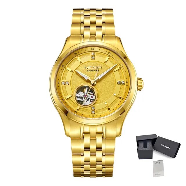 MEGIR RF-62055 Open Heart Automatic Watch