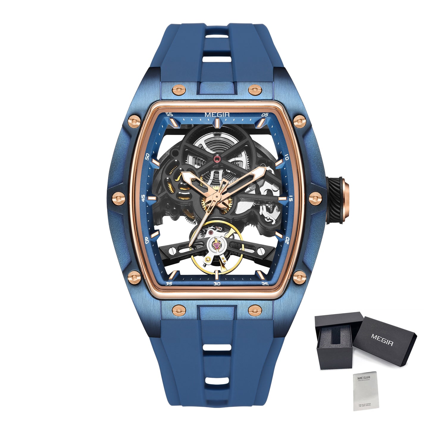 MEGIR RF-2242 Skeleton Dial Mechanical Men’s Watch