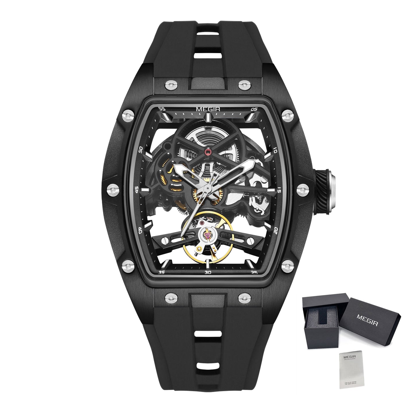 MEGIR RF-2242 Skeleton Dial Mechanical Men’s Watch