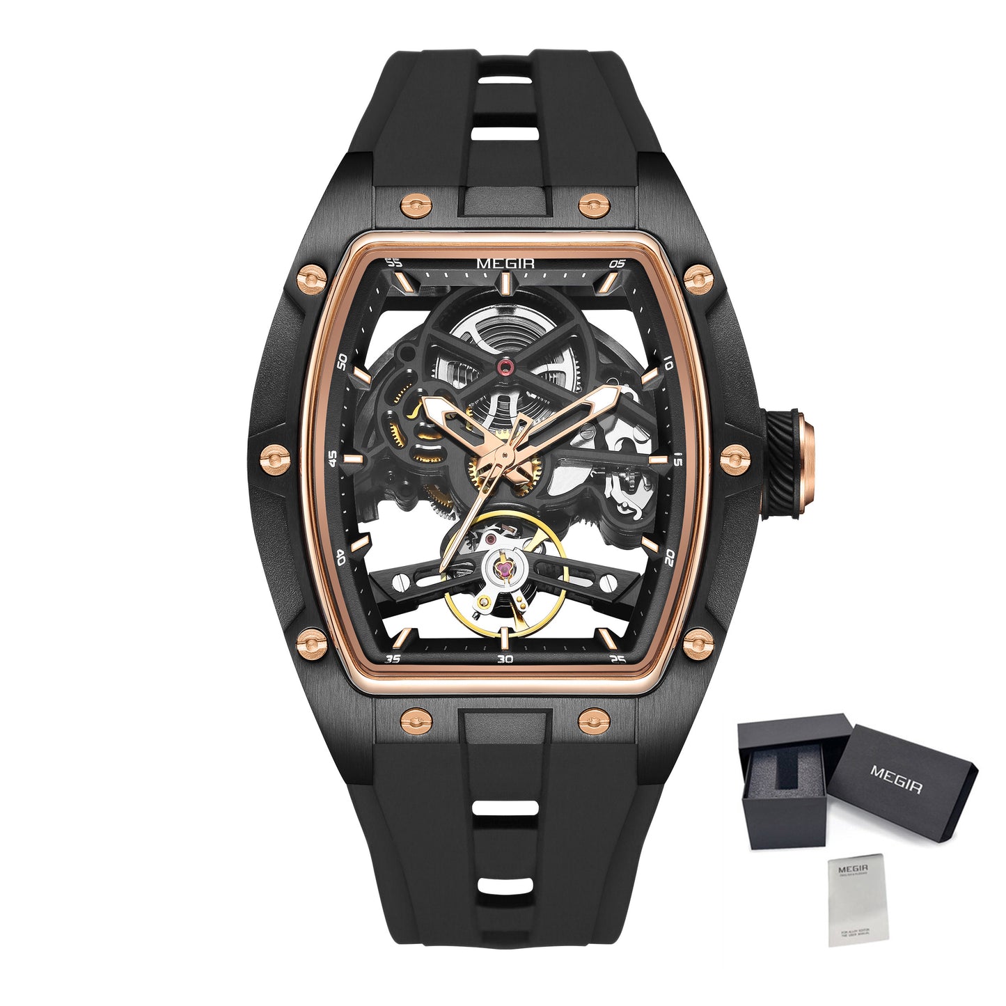 MEGIR RF-2242 Skeleton Dial Mechanical Men’s Watch