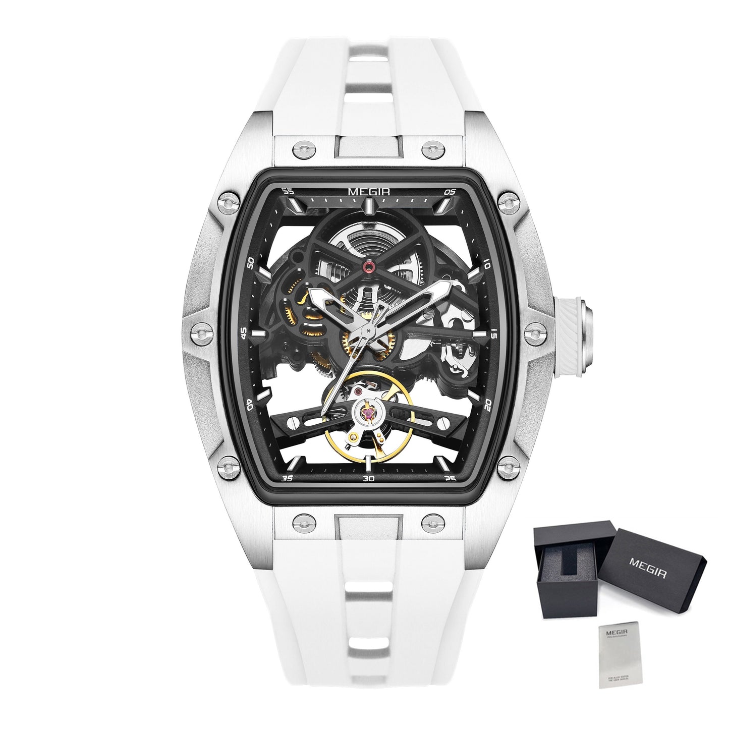 MEGIR RF-2242 Skeleton Dial Mechanical Men’s Watch