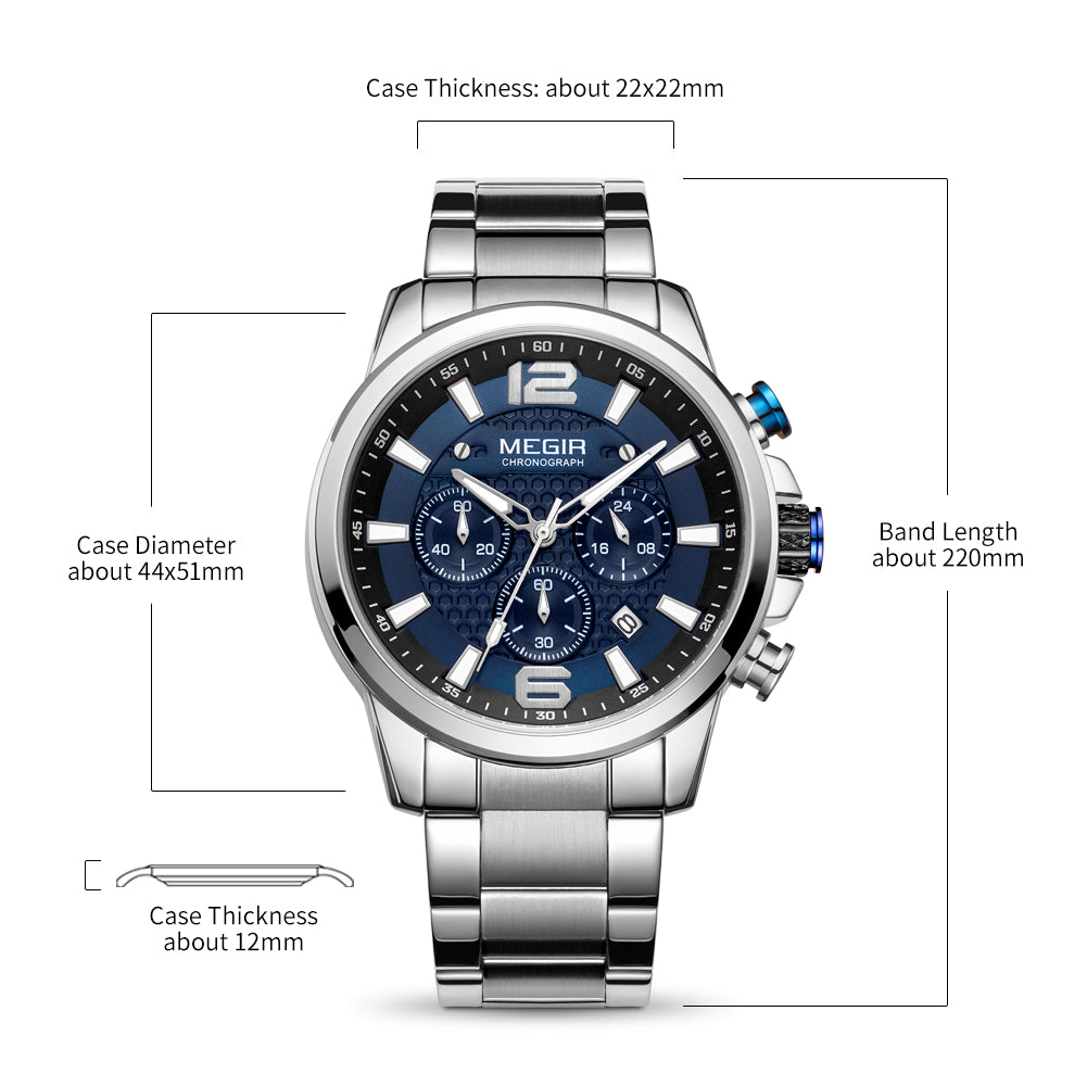MEGIR RF-2156 Luxury Mens Watch