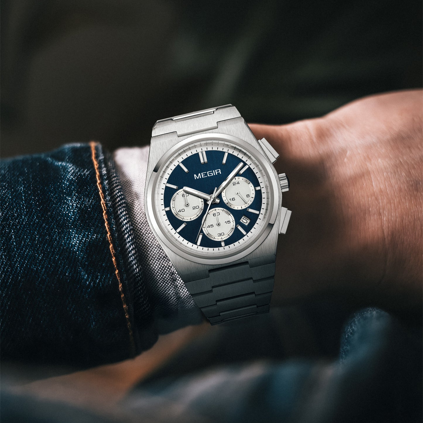 MEGIR RF-8402 Men’s Quartz Business Watch