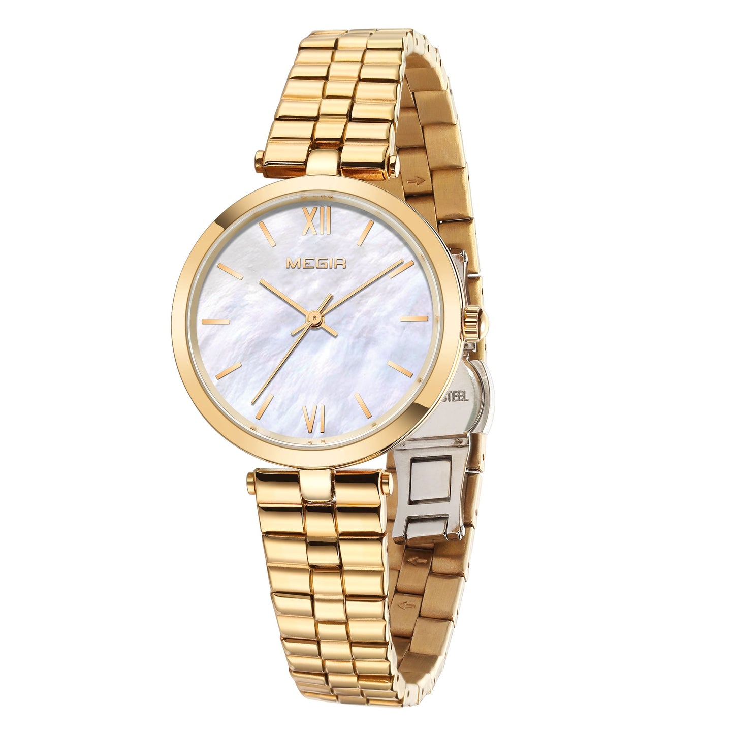 MEGIR RF-85112 Ladies Mother of Pearl Watch