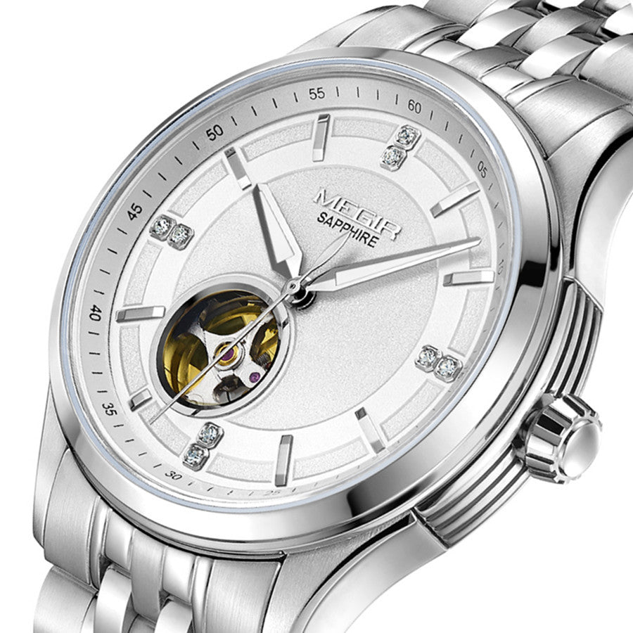 MEGIR RF-62055 Open Heart Automatic Watch