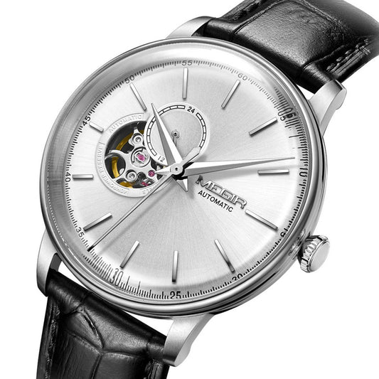 MEGIR RF-62057 Open Heart Automatic Dress Watch
