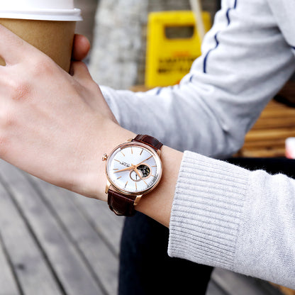 MEGIR RF-62057 Open Heart Automatic Dress Watch