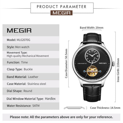 MEGIR RF-62070 Automatic Mechanical Men’s Watch