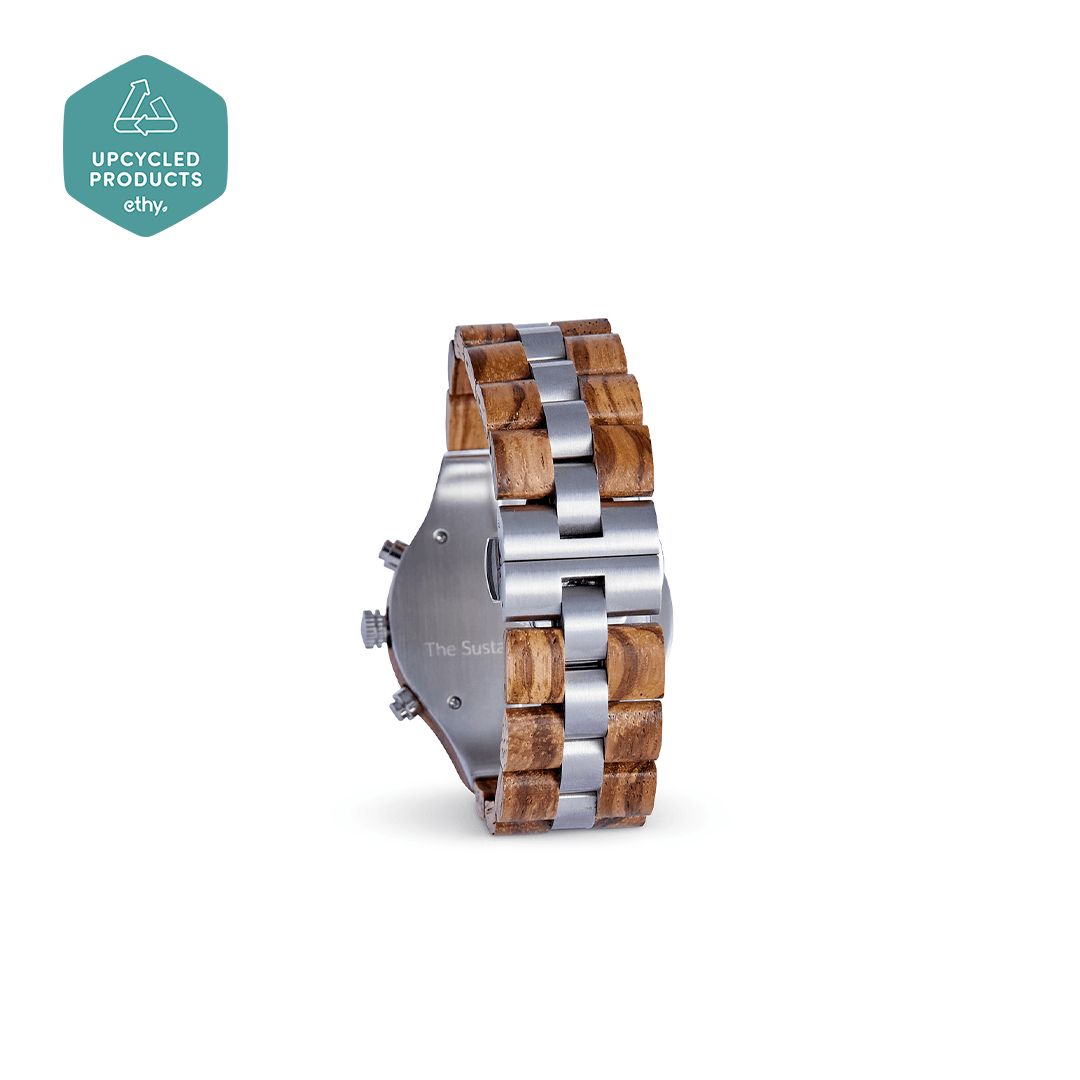 The Sandalwood – Eco-Friendly Chronograph Wood Watch for Men
