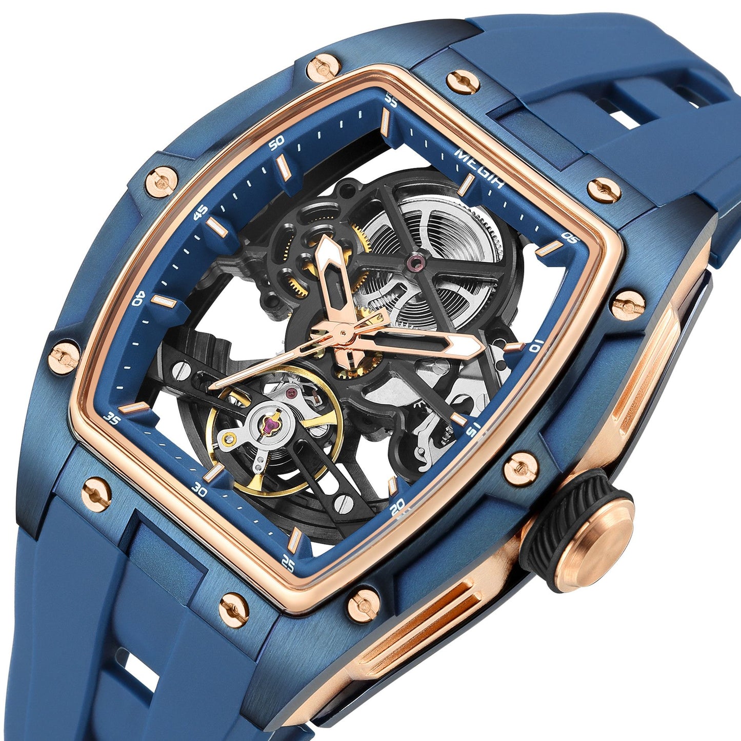 MEGIR RF-2242 Skeleton Dial Mechanical Men’s Watch