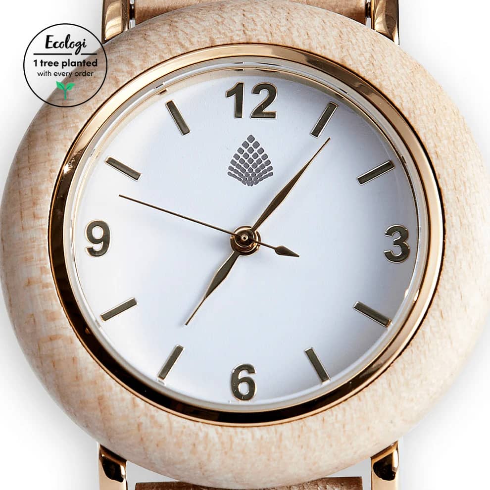 The Birch – Quartz Wood Watch for Women