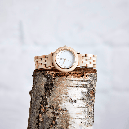 The Birch – Quartz Wood Watch for Women