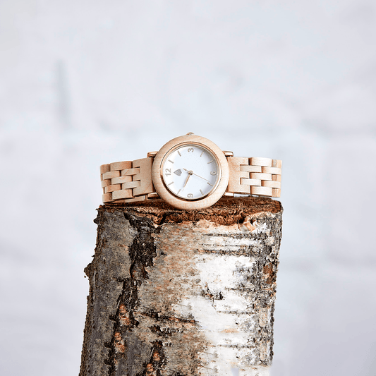 The Birch – Quartz Wood Watch for Women
