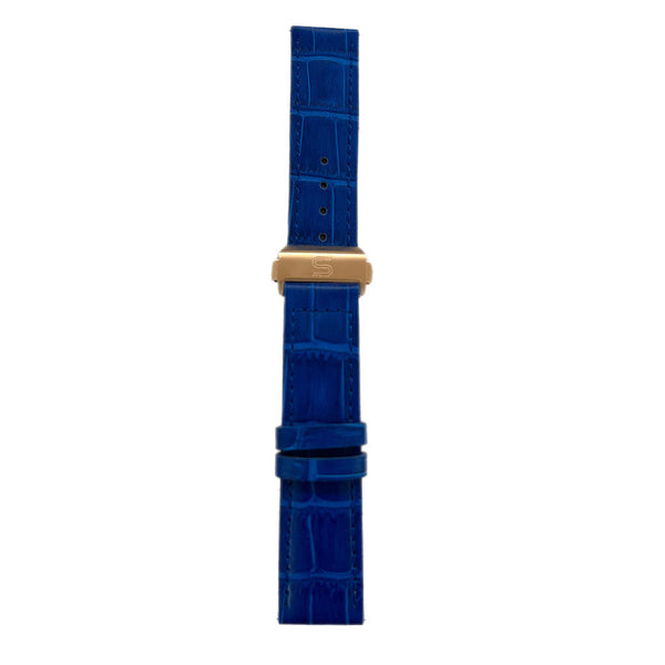SOVRYGNBlue Leather - Rosegold Clasp