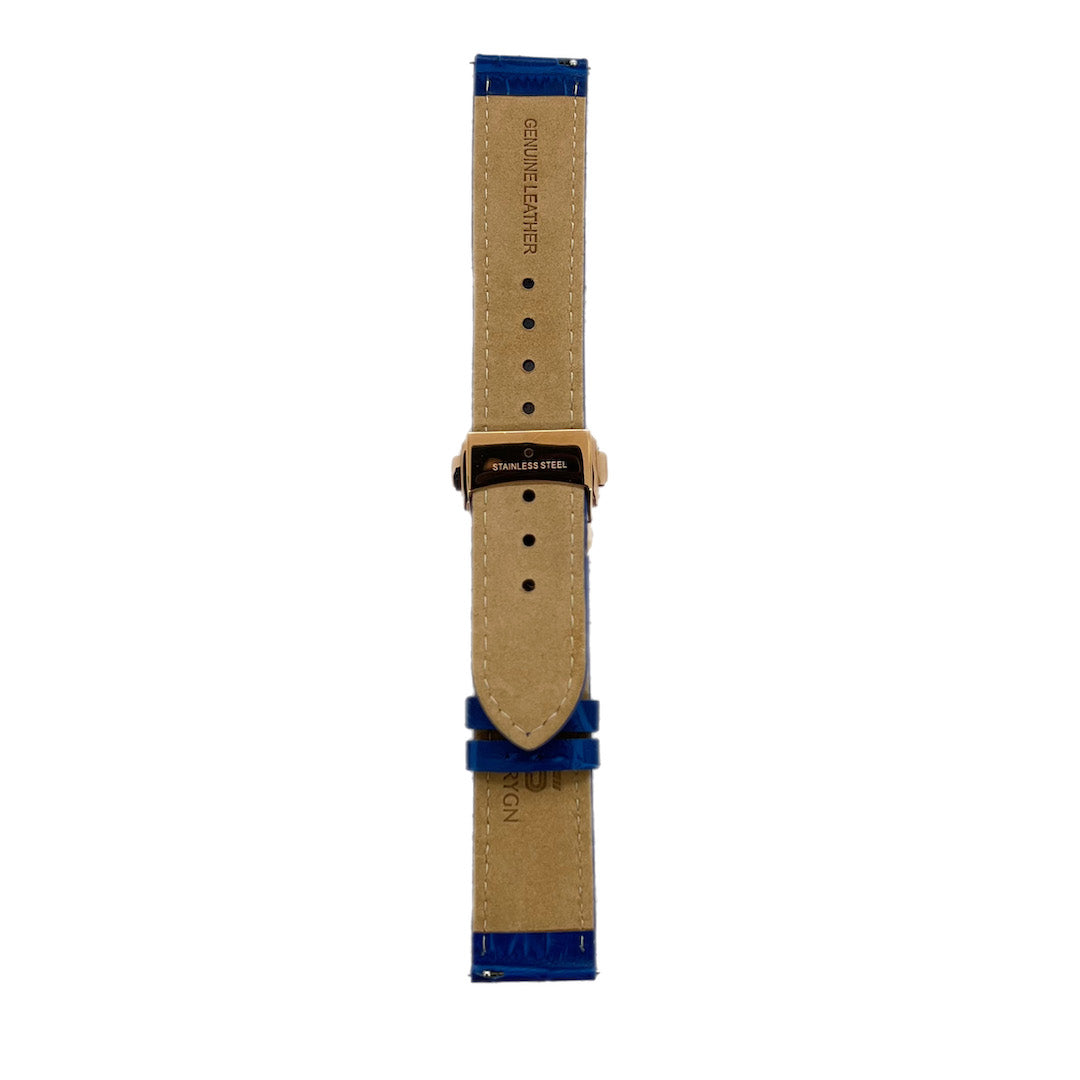 SOVRYGNBlue Leather - Rosegold Clasp