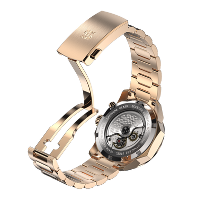 SOVRYGN Calendar Rose – White Automatic Watch