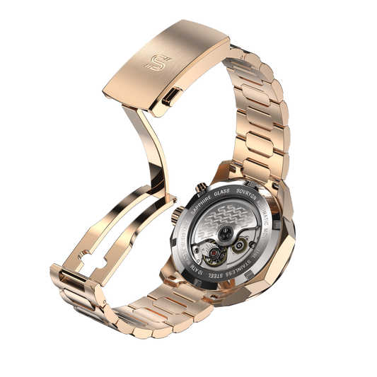 SOVRYGN Calendar Rose – White Automatic Watch