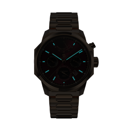 SOVRYGN Calendar Rose – Wine Automatic Watch
