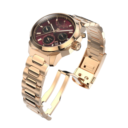 SOVRYGN Calendar Rose – Wine Automatic Watch