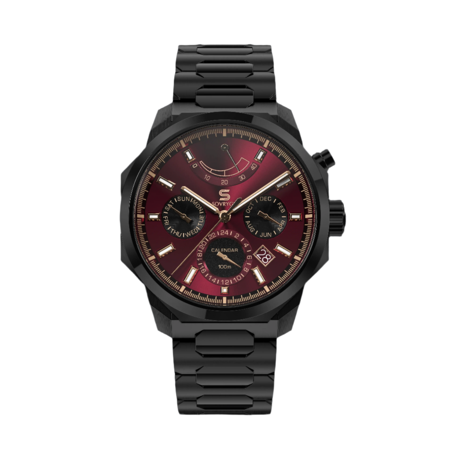 SOVRYGN Calendar Midnight Edition – Automatic Watch