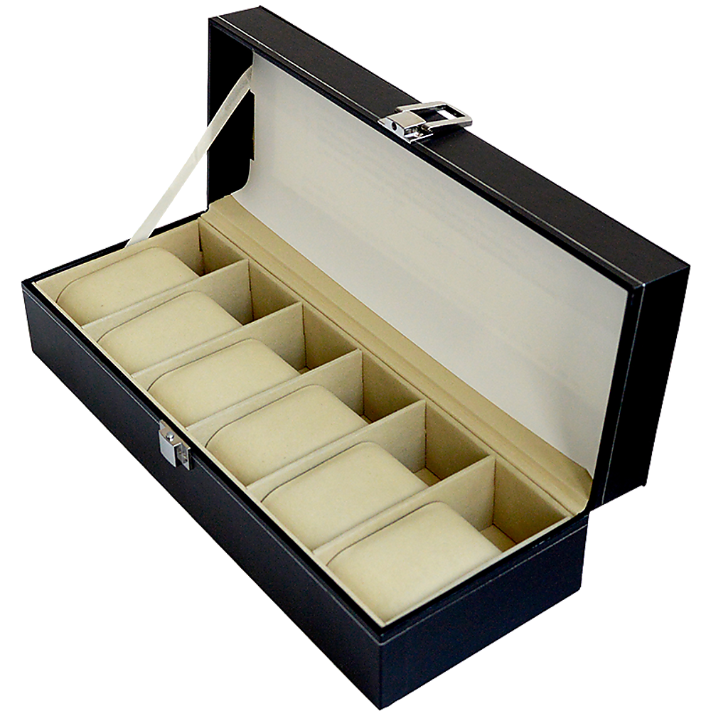 NNEDSZ 6 Slot Mens Watch Box